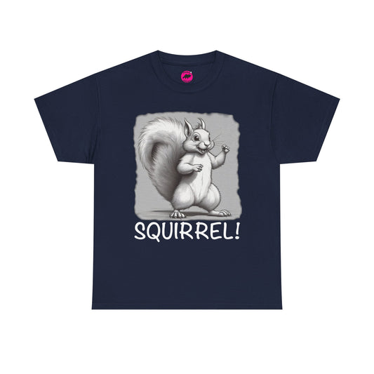 Squirrel Unisex Tee - Whimsical and Cute Tshirt for Attention Deficit Humor