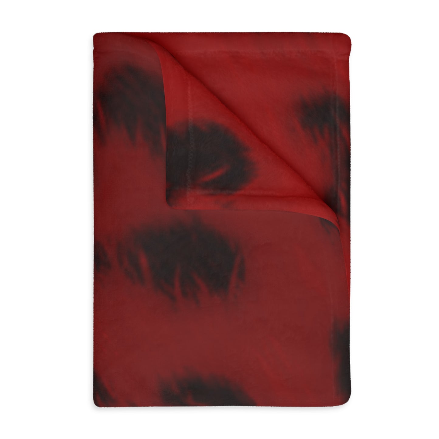 Bi-Polar Red Leopard Double Sided Blanket