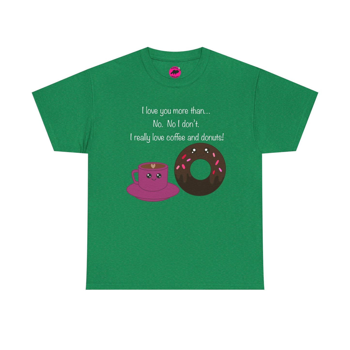 Coffee and Donuts Tee - Cute Kawaii Food Unisex T-shirt