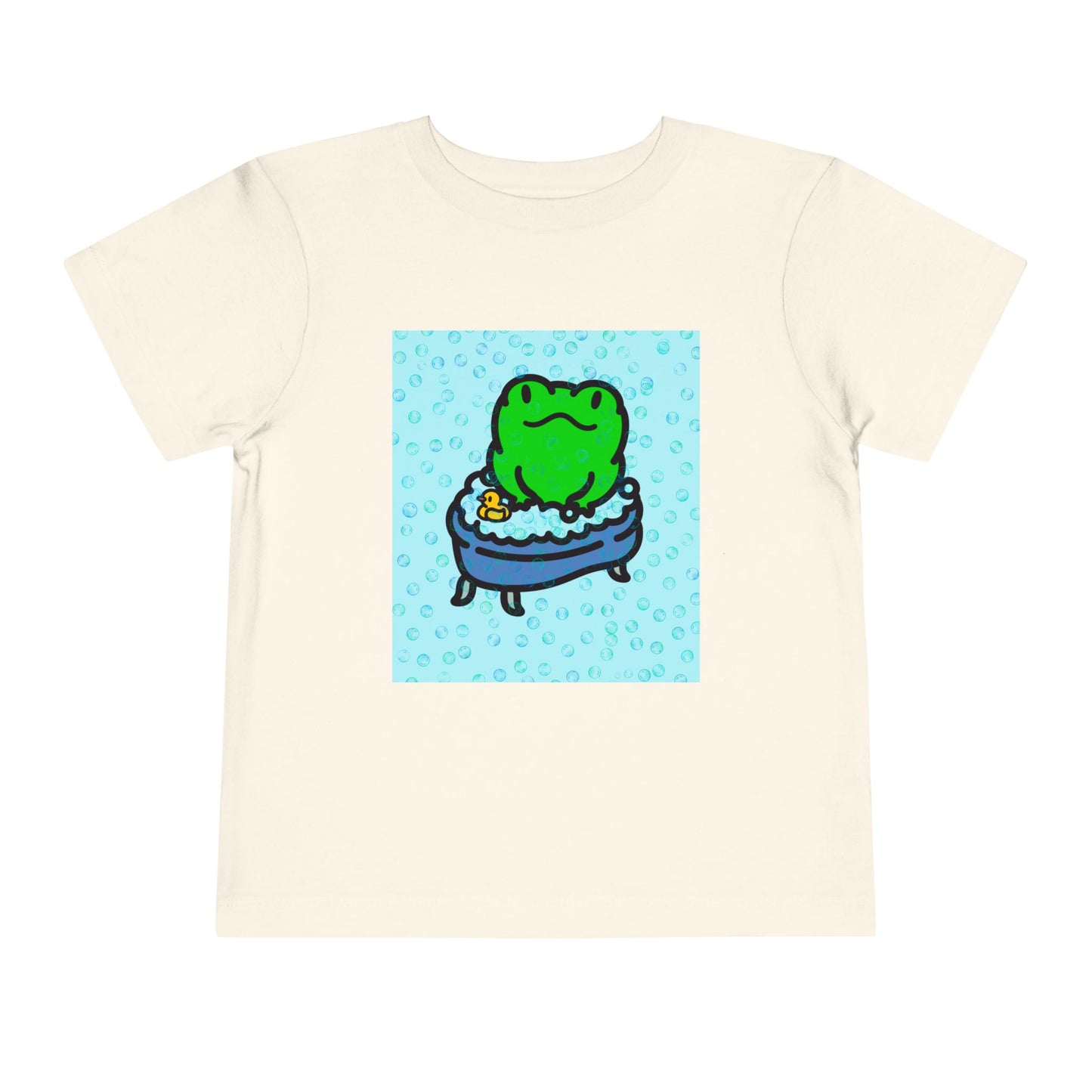 Frog Bubble Bath Toddler Tee