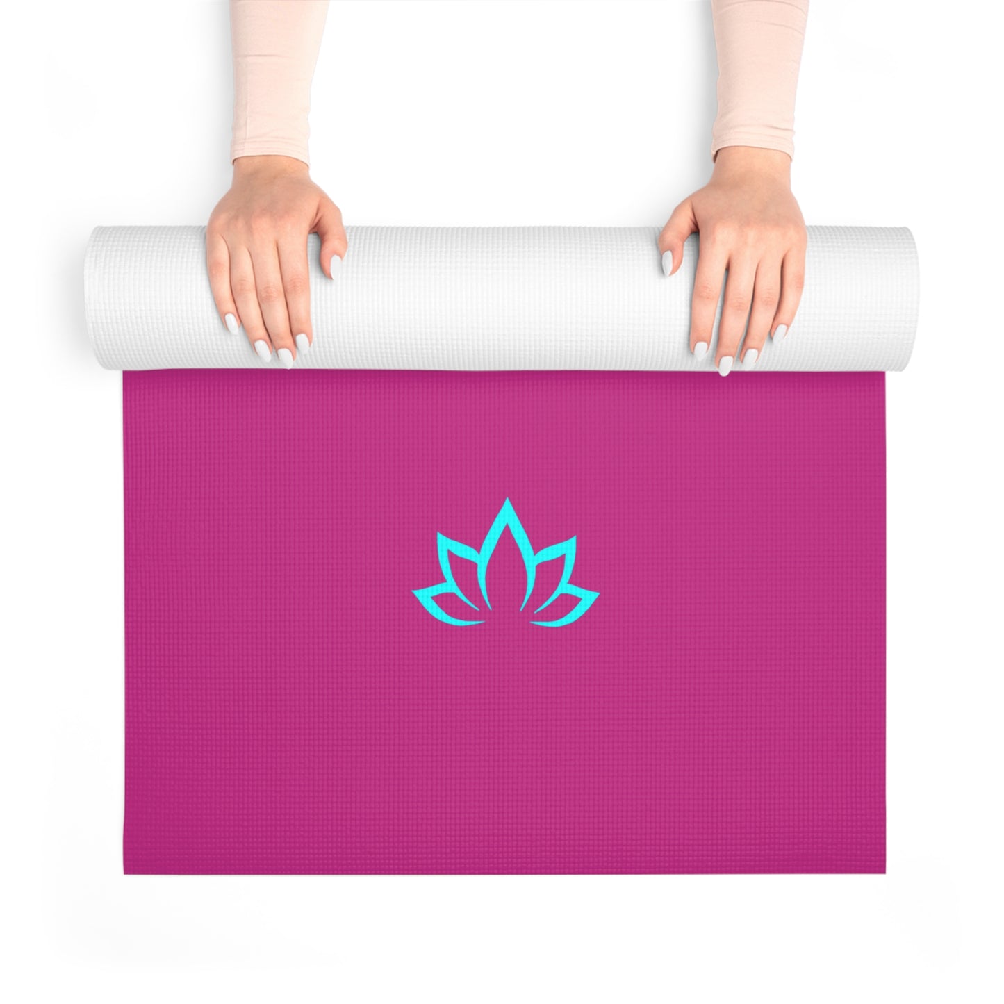 Pink Flamingo “Calm the Flock Down” Yoga Mat