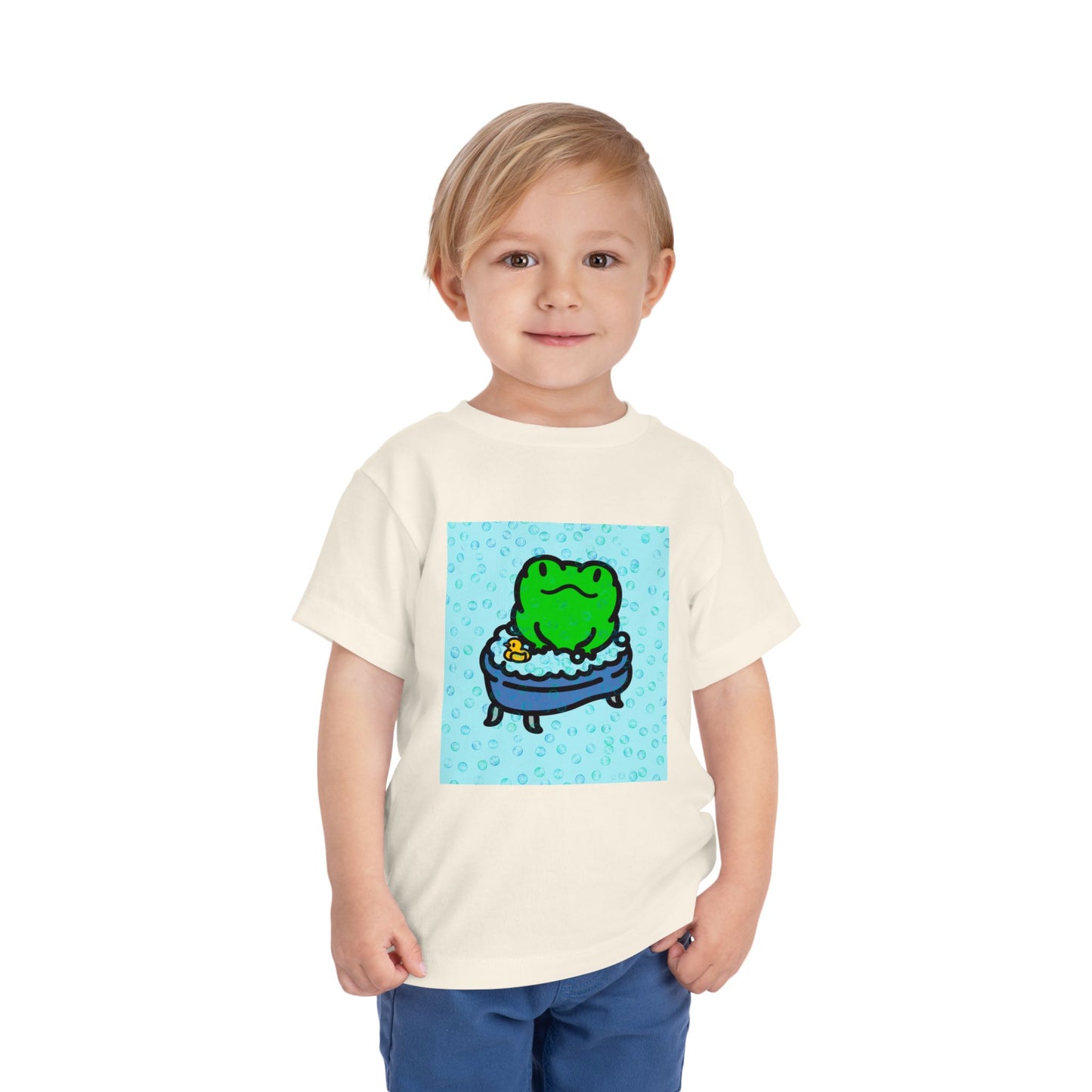 Frog Bubble Bath Toddler Tee