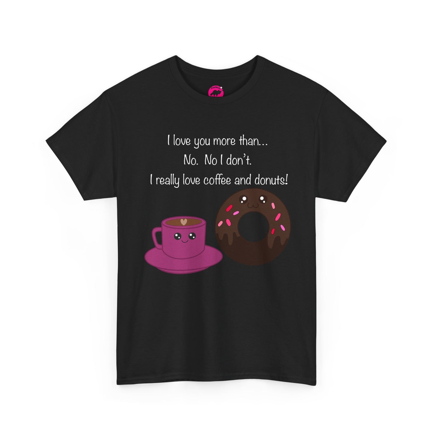 Coffee and Donuts Tee - Cute Kawaii Food Unisex T-shirt