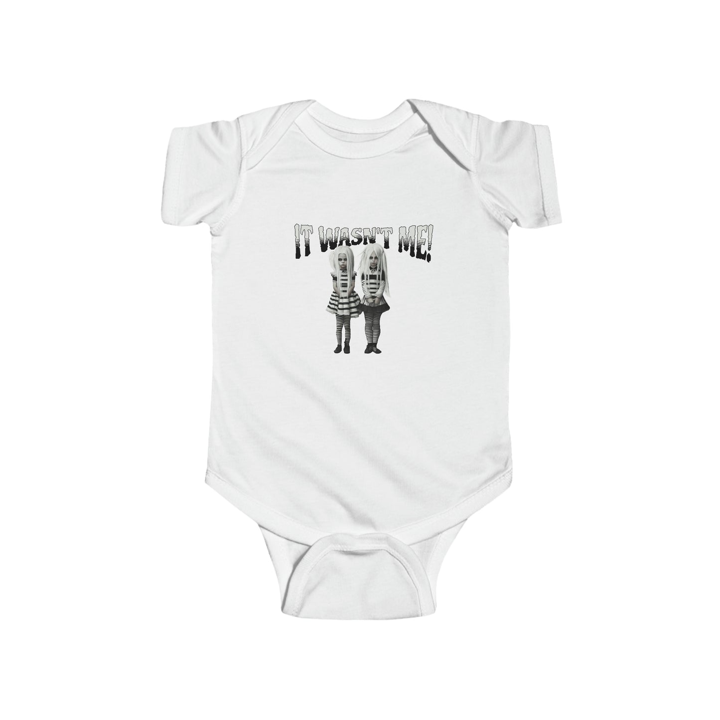 Baby/Infant Alternative "It Wasn't Me!" Funny Bodysuit