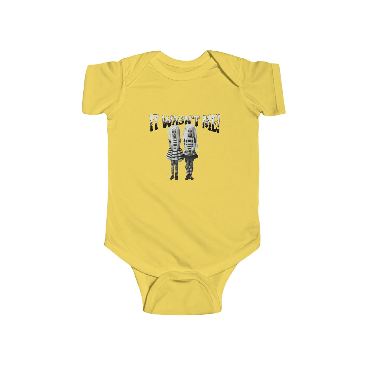 infant funny bodysuit gothic saying