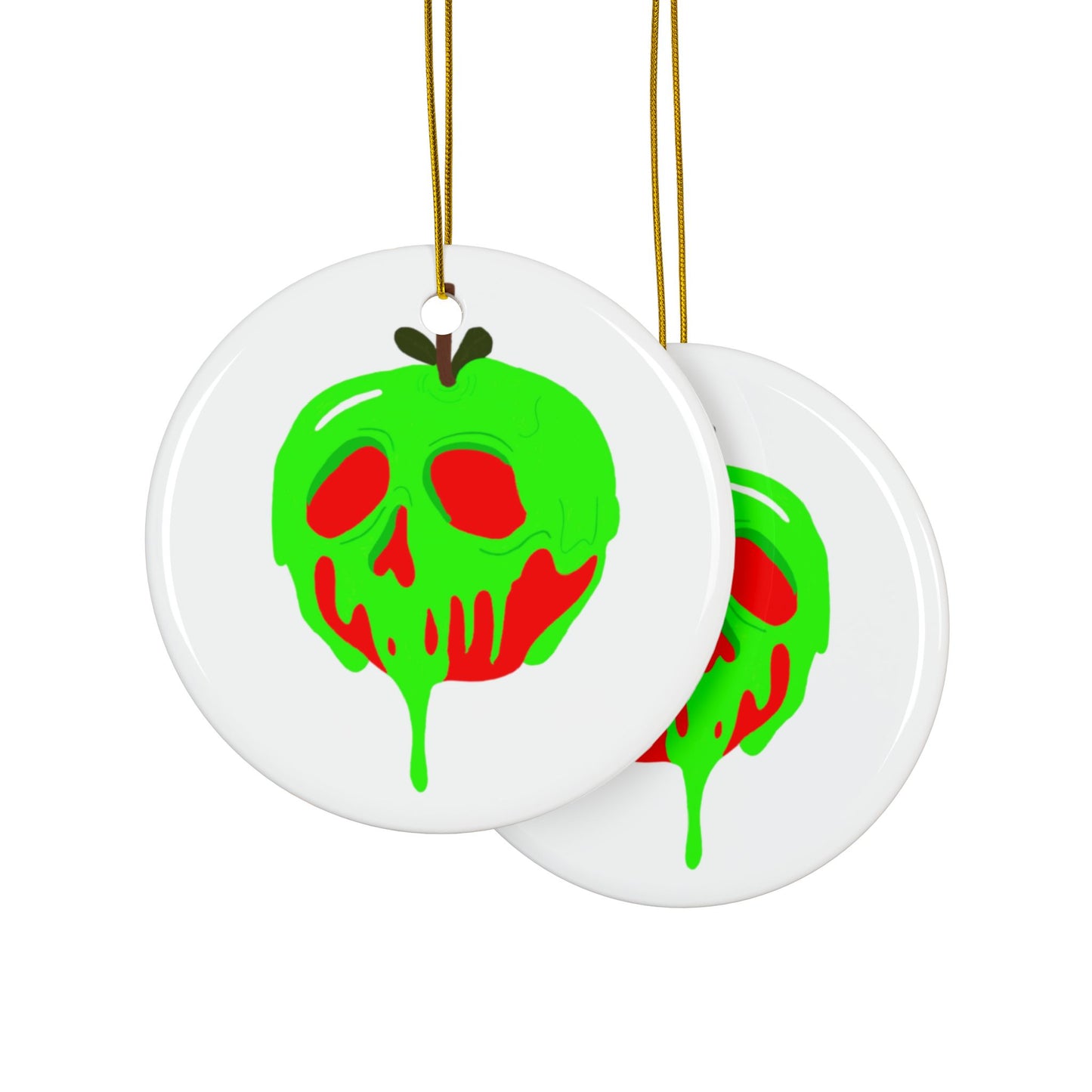 Ceramic Ornaments single or bundles - Poison Apple Design