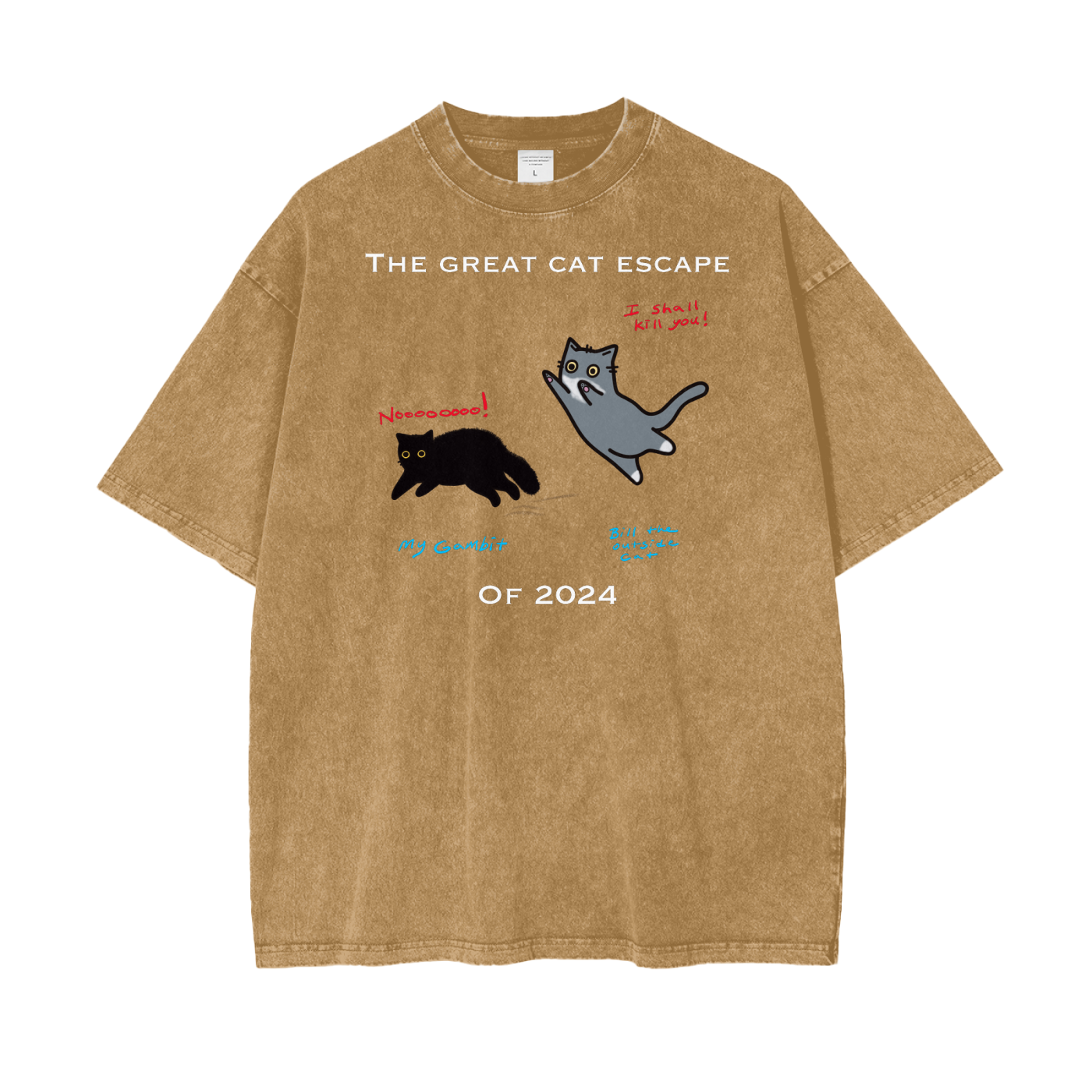 Unisex clothing ,Women’s clothing ,Adults Tshirt ,Cats,Funny,Oversized,Loose fit,Cute,Whimsical ,Ffffft U