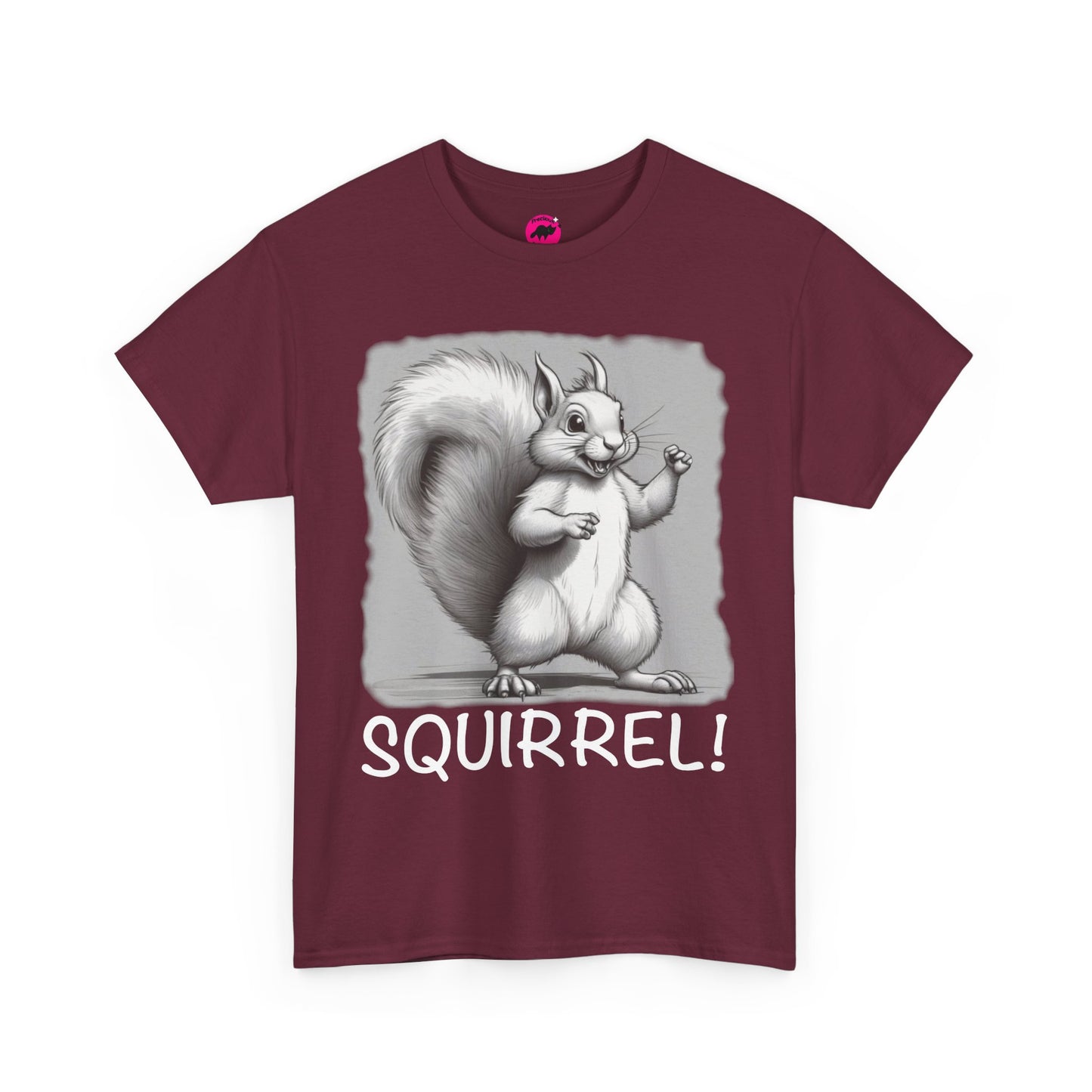 Squirrel Unisex Tee - Whimsical and Cute Tshirt for Attention Deficit Humor