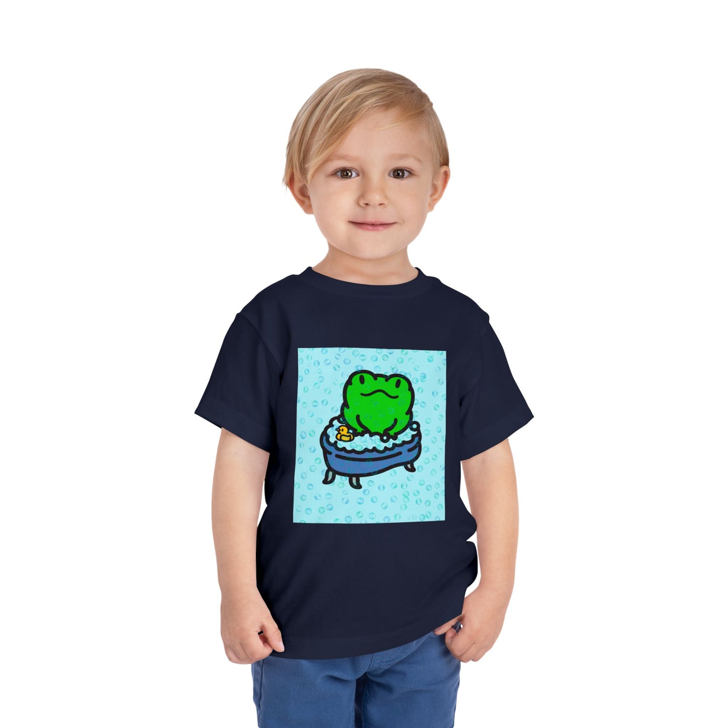 Frog Bubble Bath Toddler Tee