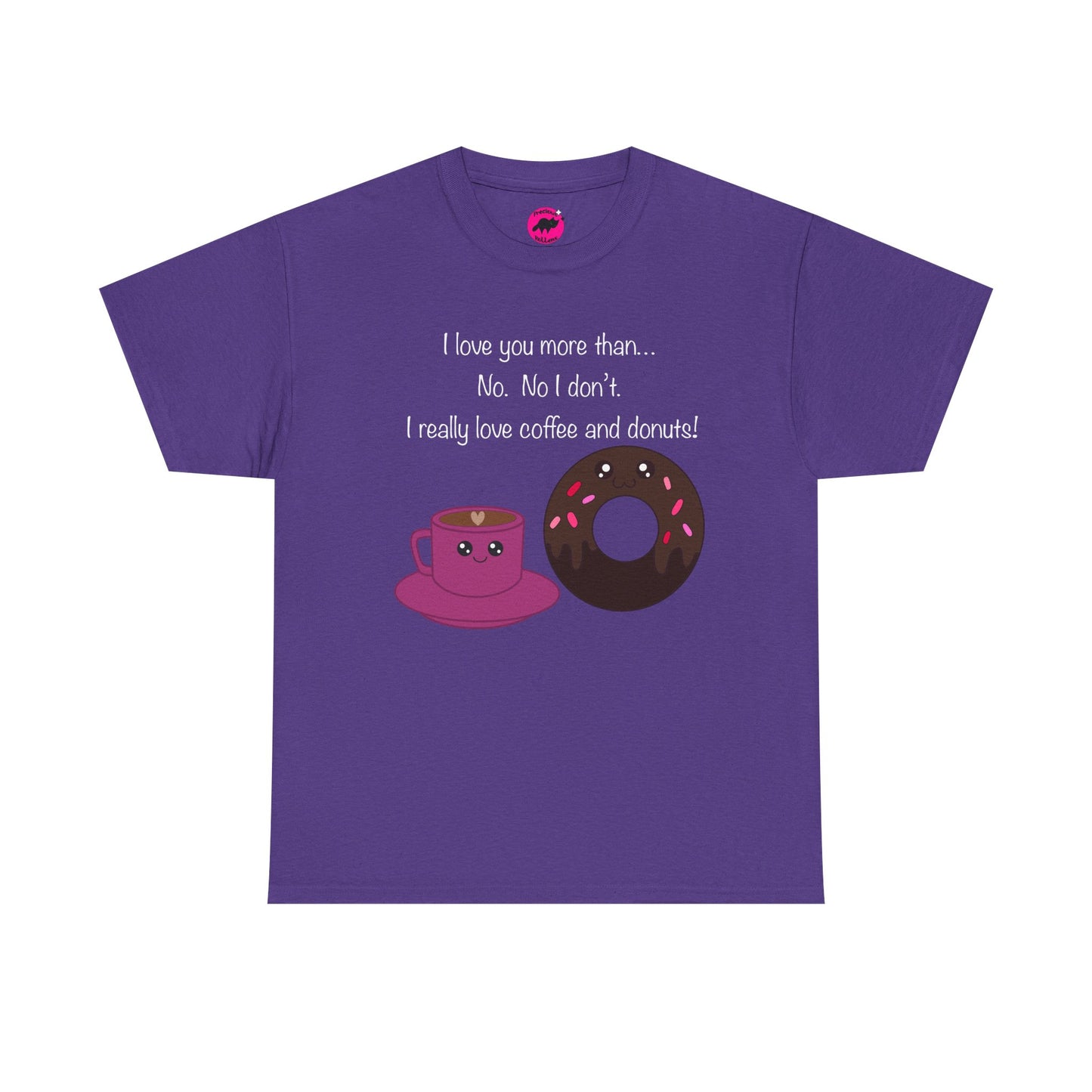 Coffee and Donuts Tee - Cute Kawaii Food Unisex T-shirt