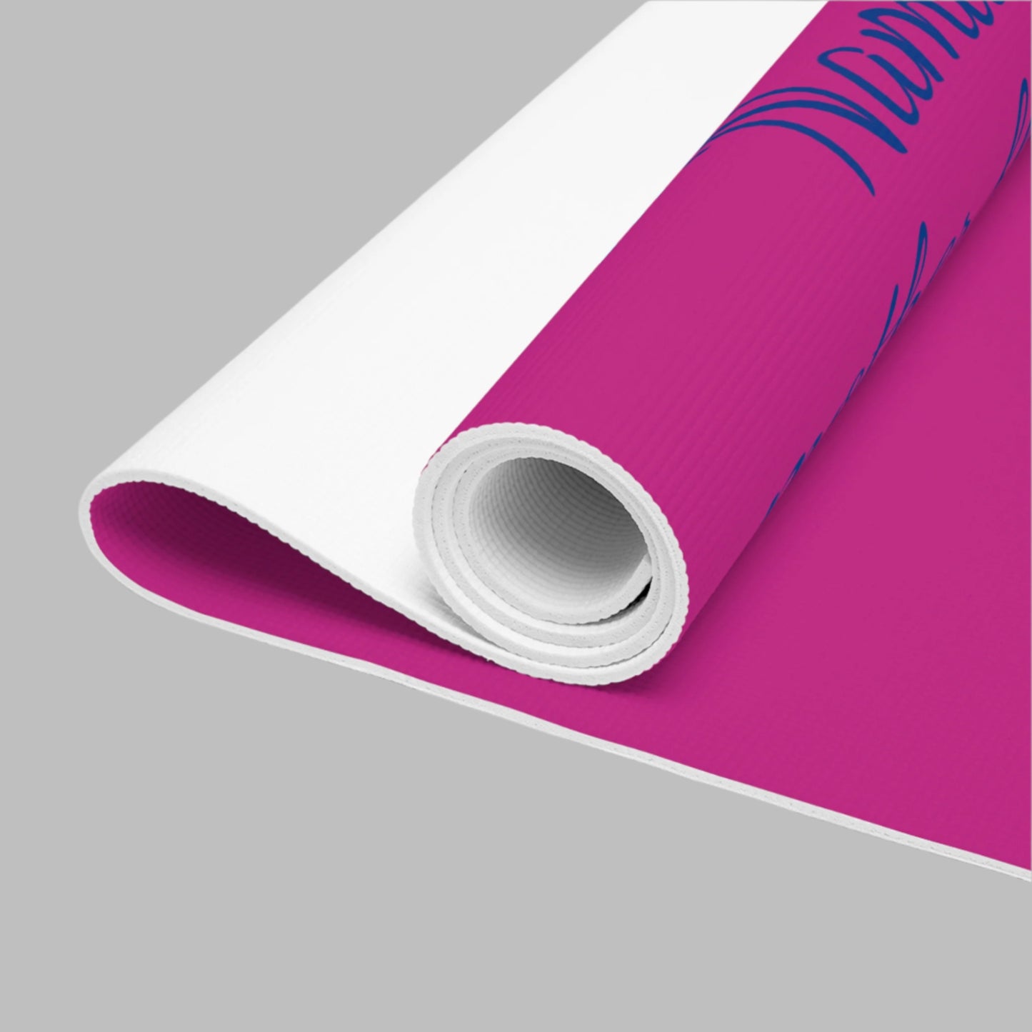 Pink Flamingo “Calm the Flock Down” Yoga Mat