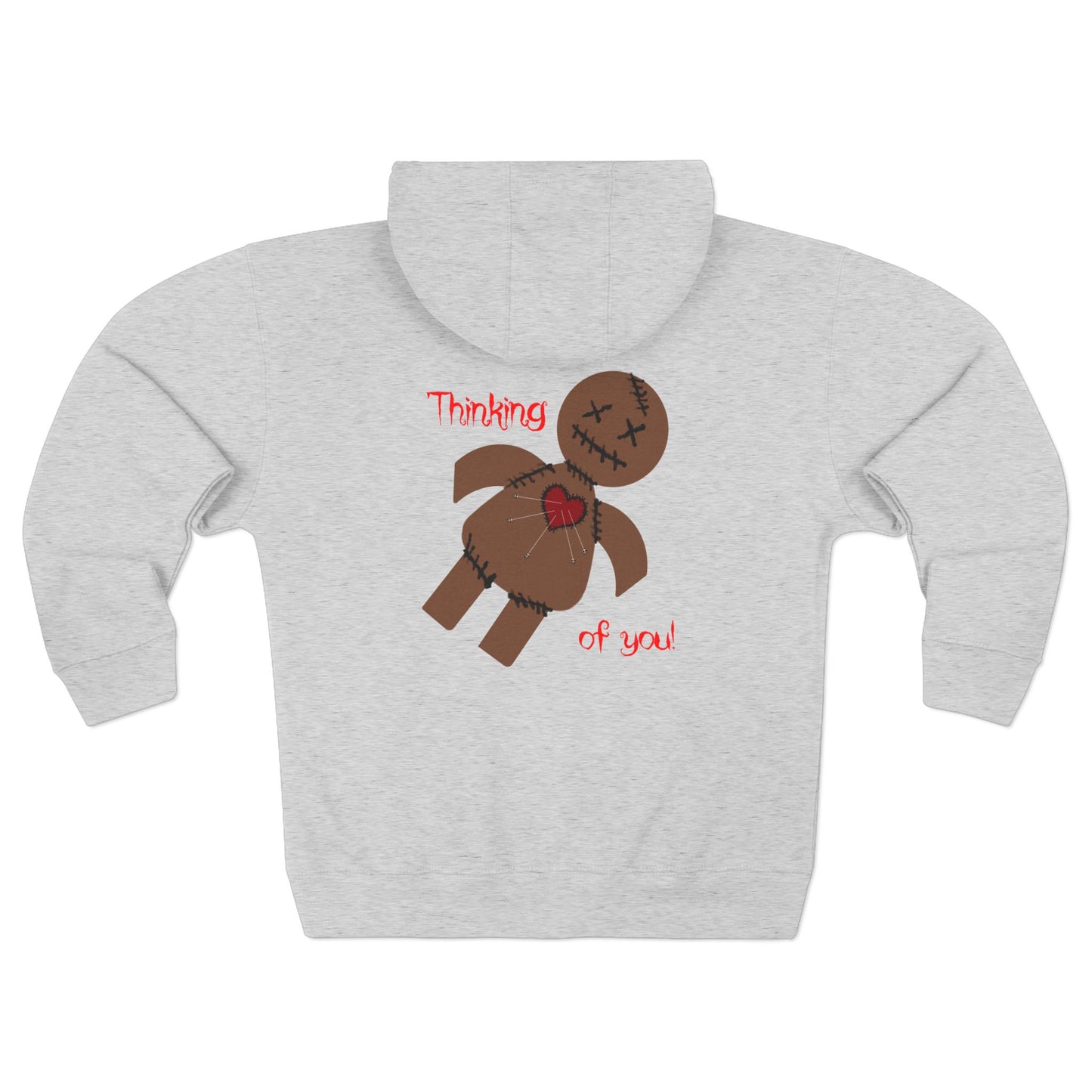 Voodoo Doll Thinking of You Zip Hoodie