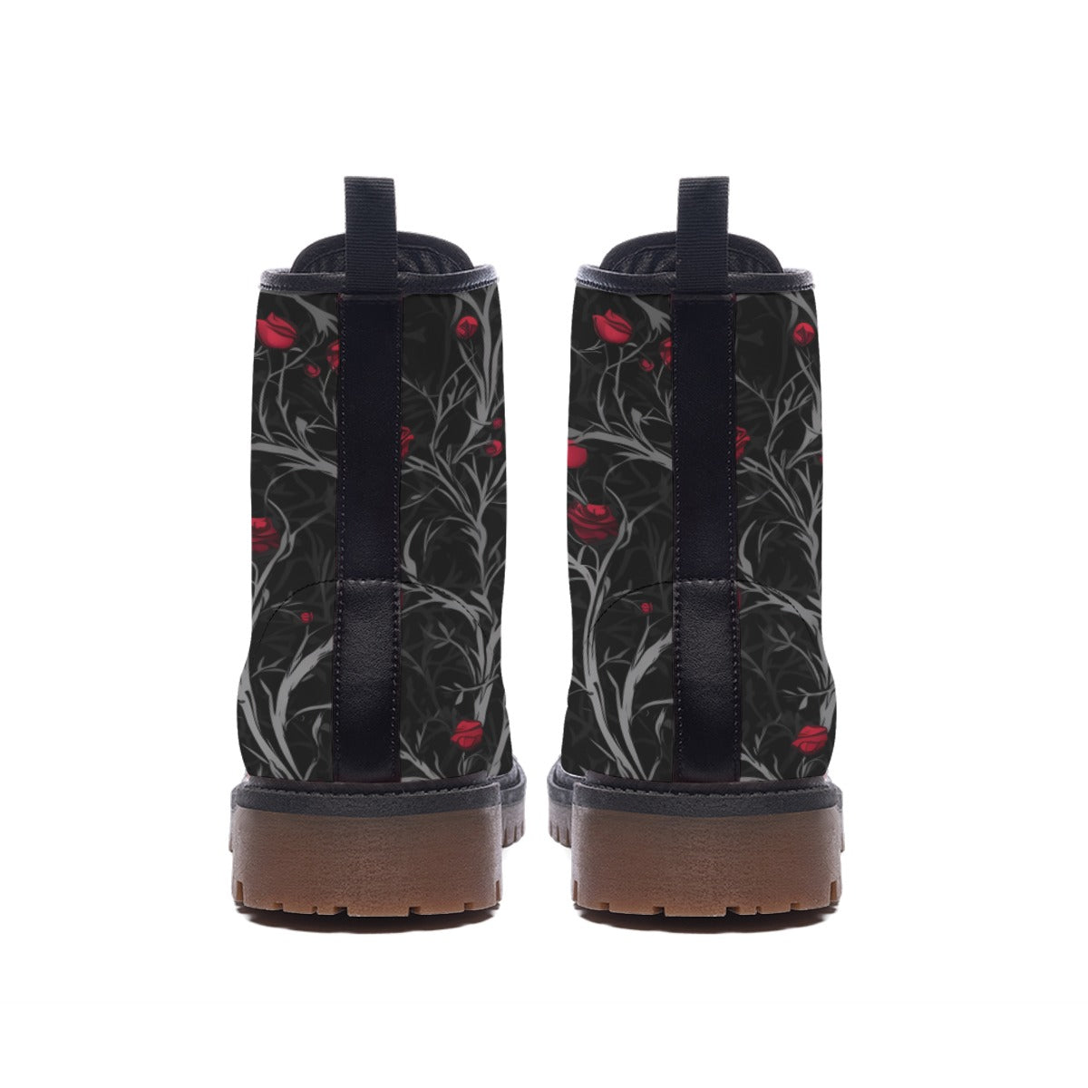 Small Red Roses Wicked Branches Boots by KP