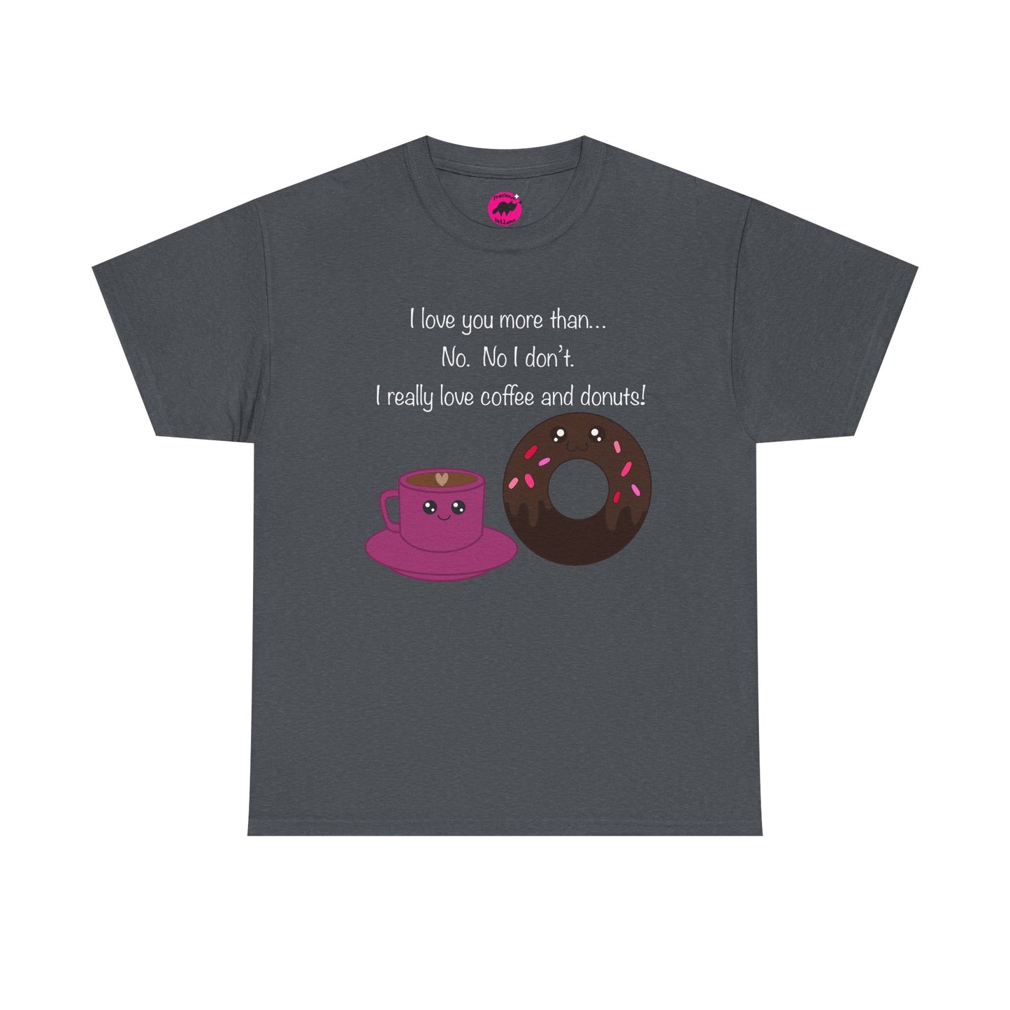 Coffee and Donuts Tee - Cute Kawaii Food Unisex T-shirt