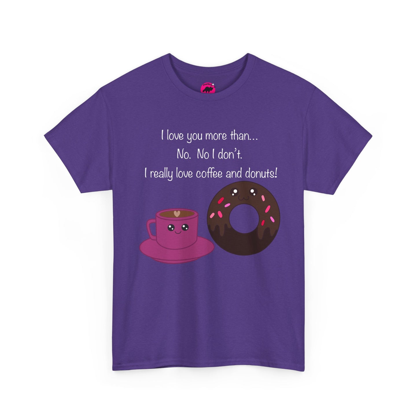 Coffee and Donuts Tee - Cute Kawaii Food Unisex T-shirt