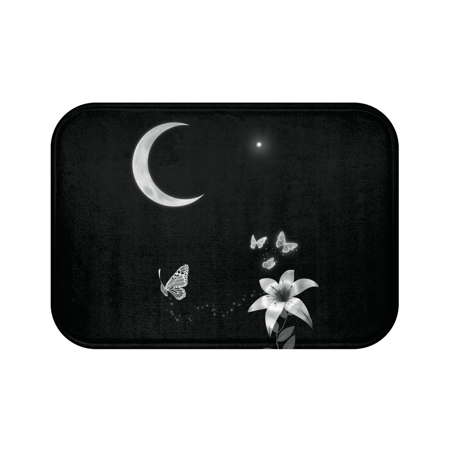 Moon Flower Bath Mat