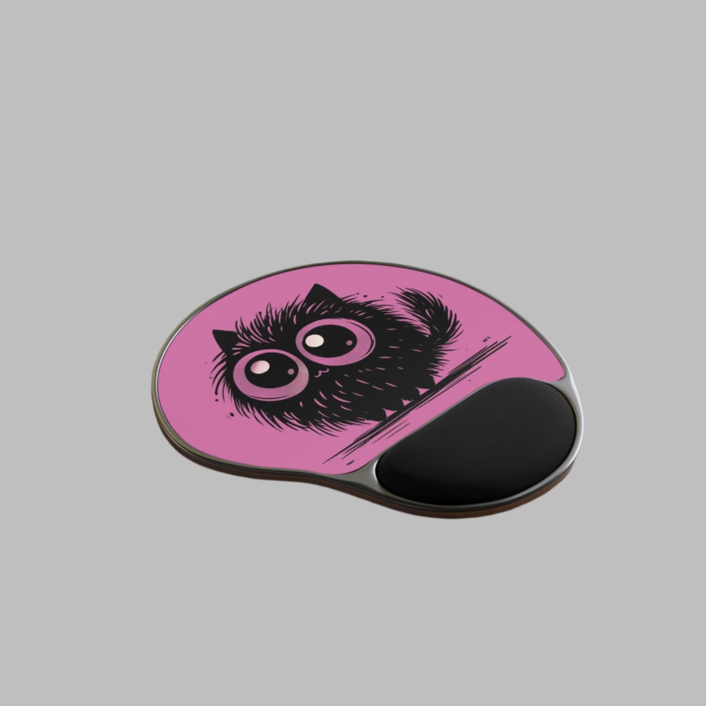 Mouse Pad With Wrist Rest-Cute Kitty