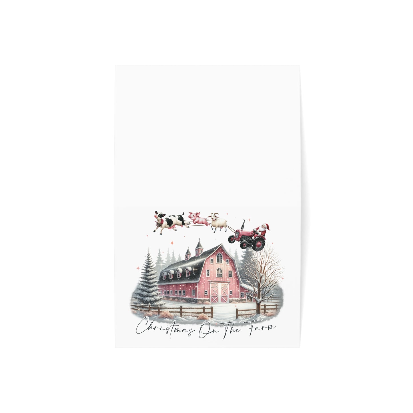 Christmas on the Farm Greeting Cards