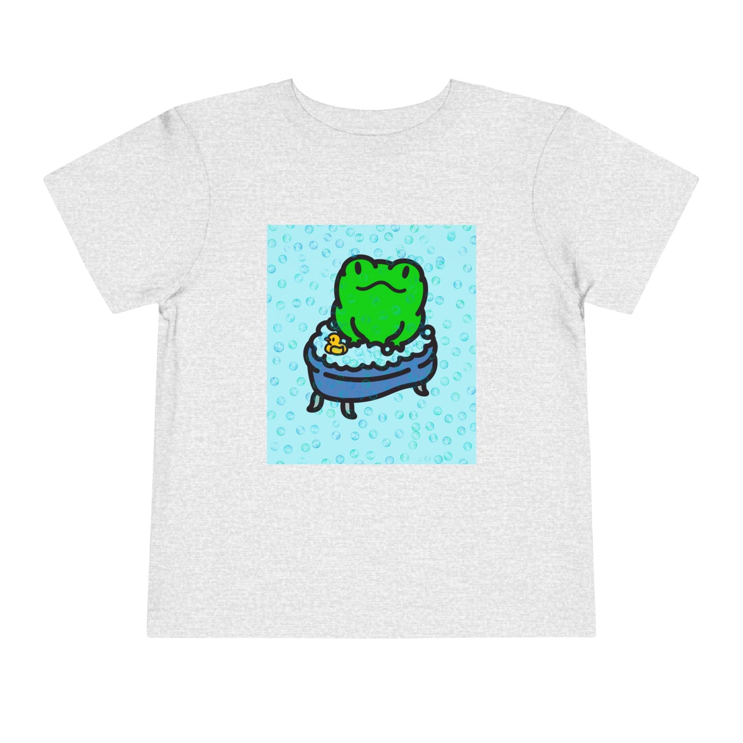 Frog Bubble Bath Toddler Tee