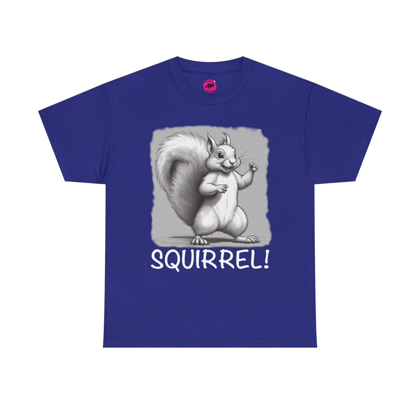 Squirrel Unisex Tee - Whimsical and Cute Tshirt for Attention Deficit Humor