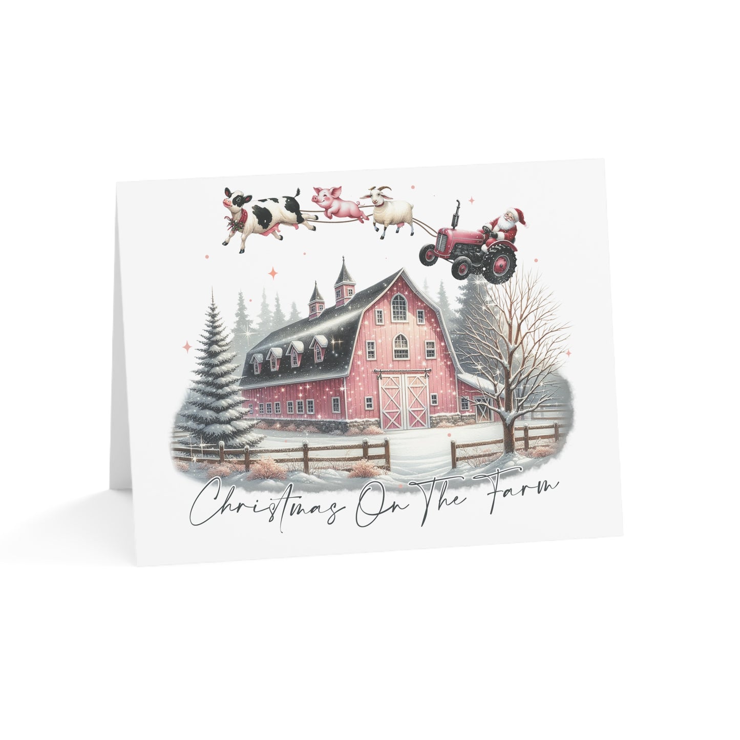 Christmas on the Farm Greeting Cards