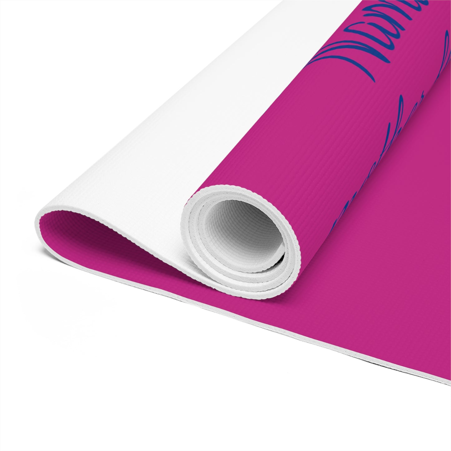 Pink Flamingo “Calm the Flock Down” Yoga Mat