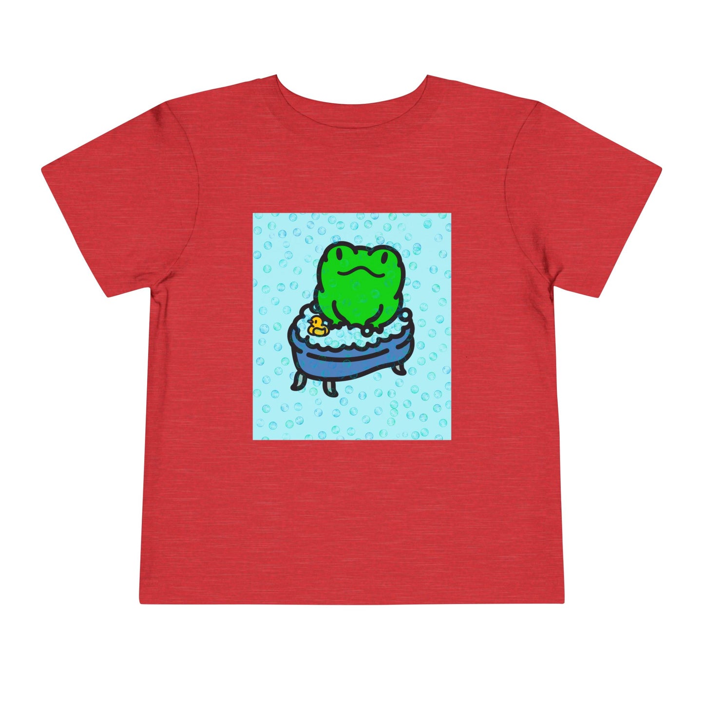 Frog Bubble Bath Toddler Tee