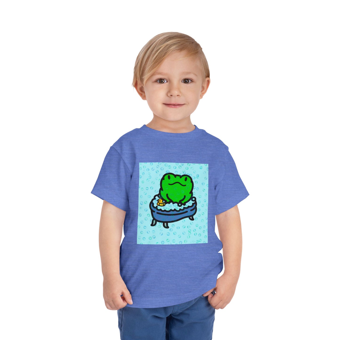 Frog Bubble Bath Toddler Tee