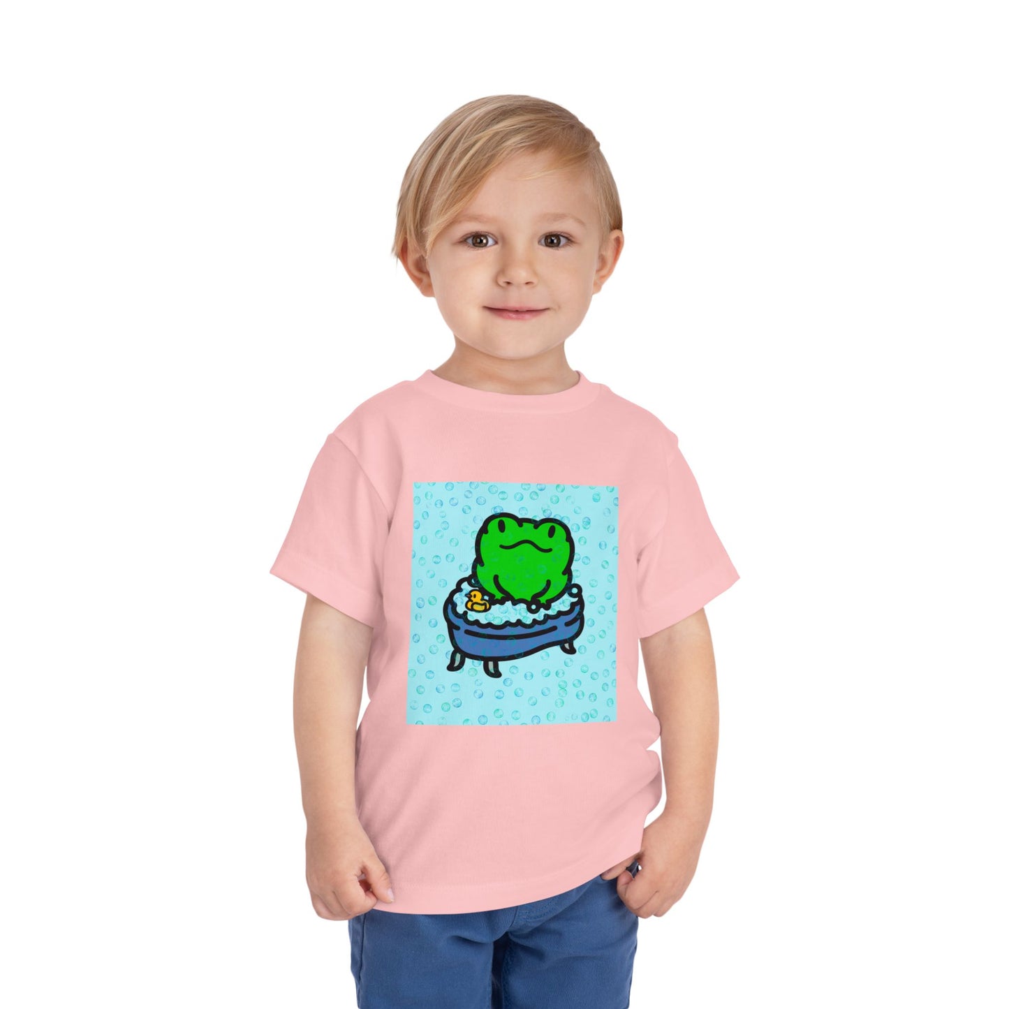 Frog Bubble Bath Toddler Tee