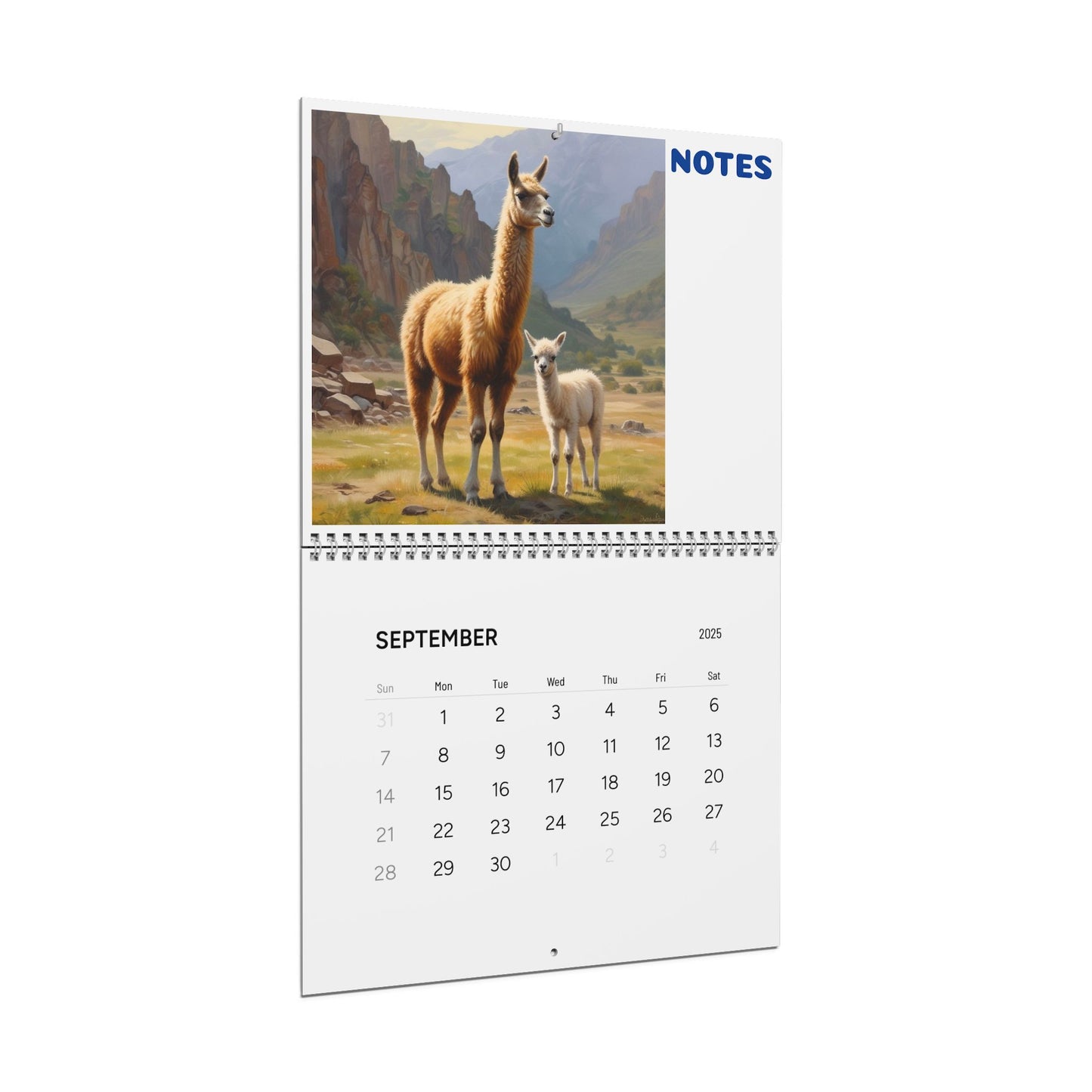 Wall Calendars (2025) Animals with babies