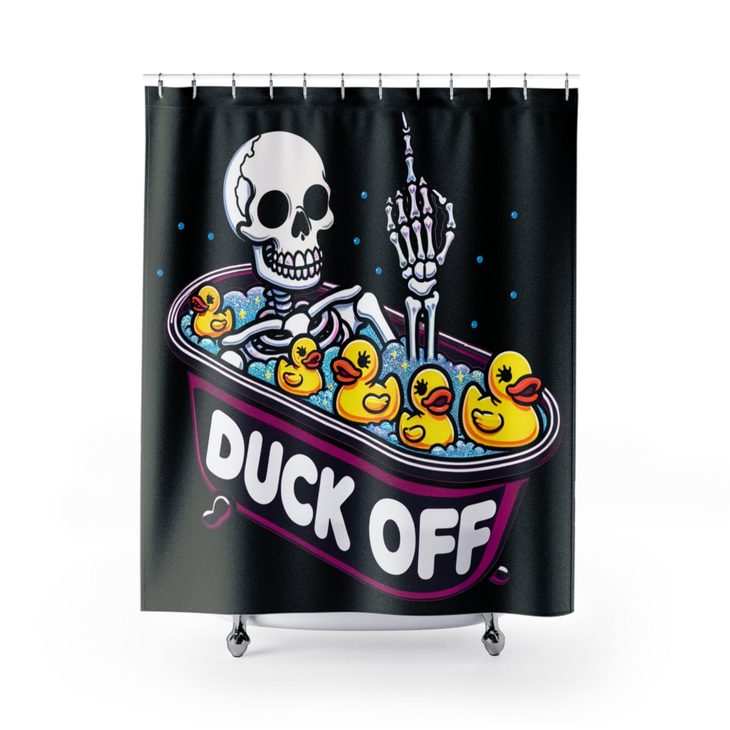 Duck Off Shower Curtain