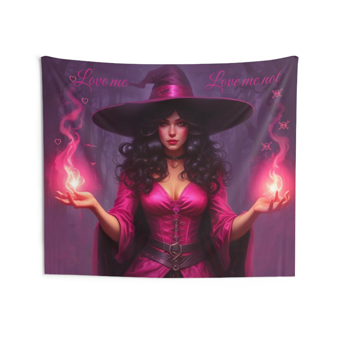 Wall Tapestry - Beautiful Witch 'Love me Love me not'