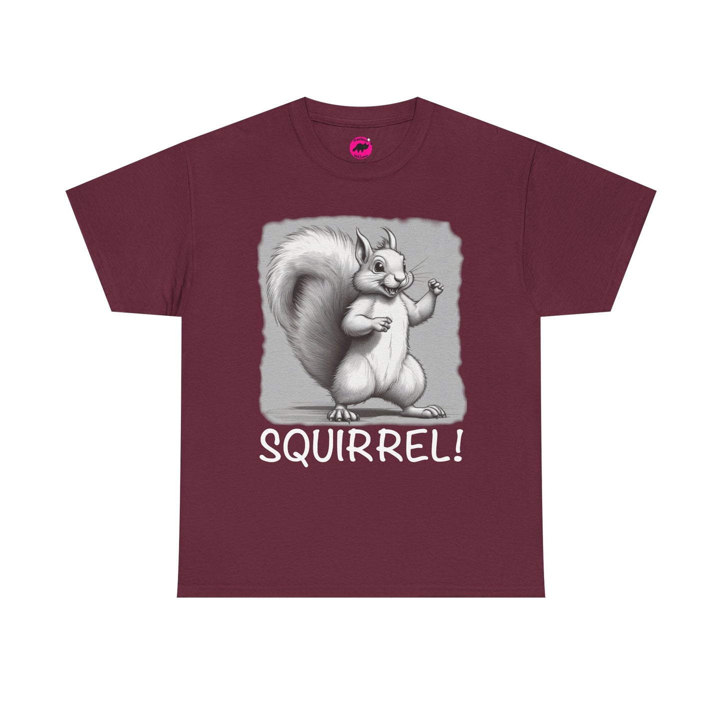 Squirrel Unisex Tee - Whimsical and Cute Tshirt for Attention Deficit Humor