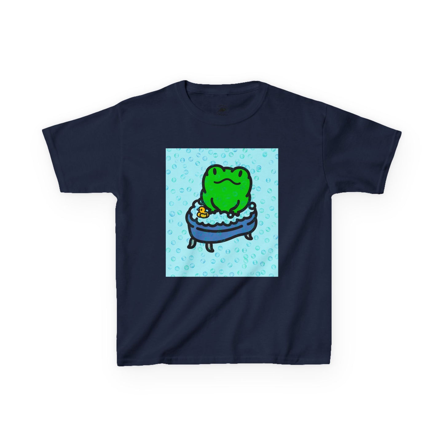 Kids Tee - Frog in Bubble Bath