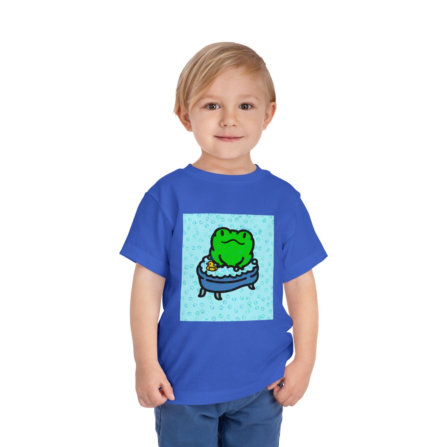 Frog Bubble Bath Toddler Tee