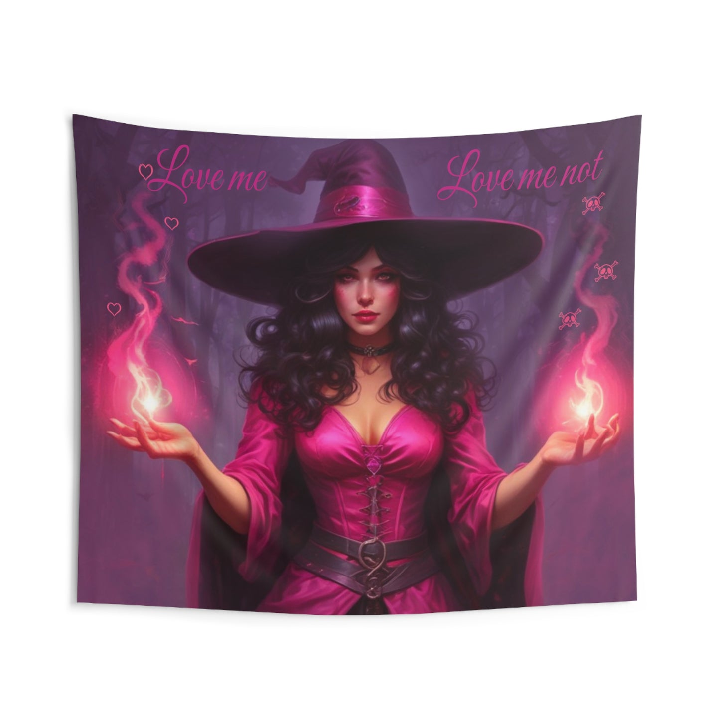 Wall Tapestry - Beautiful Witch 'Love me Love me not'