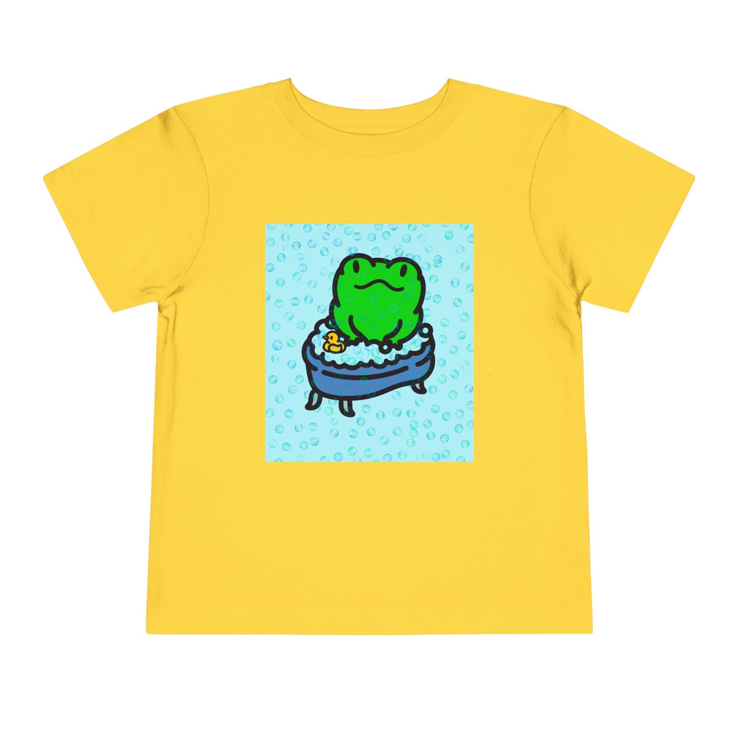 Frog Bubble Bath Toddler Tee