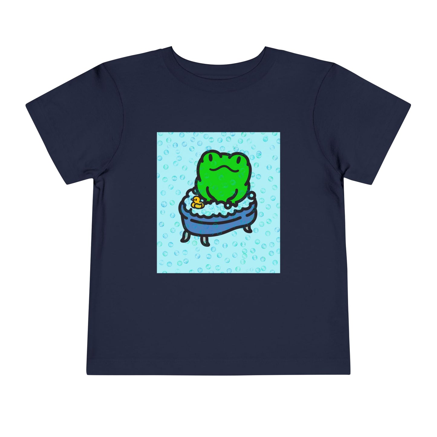 Frog Bubble Bath Toddler Tee