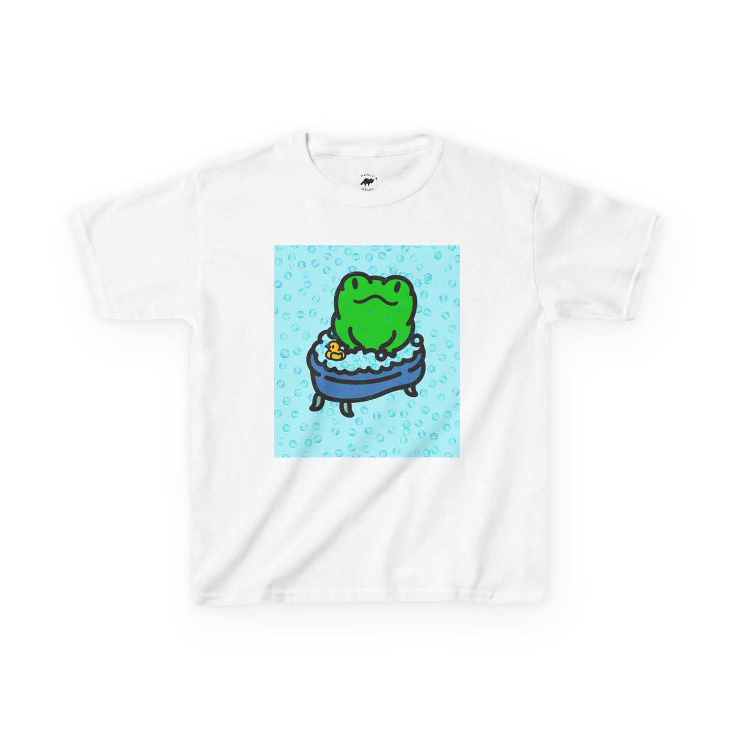 Kids Tee - Frog in Bubble Bath