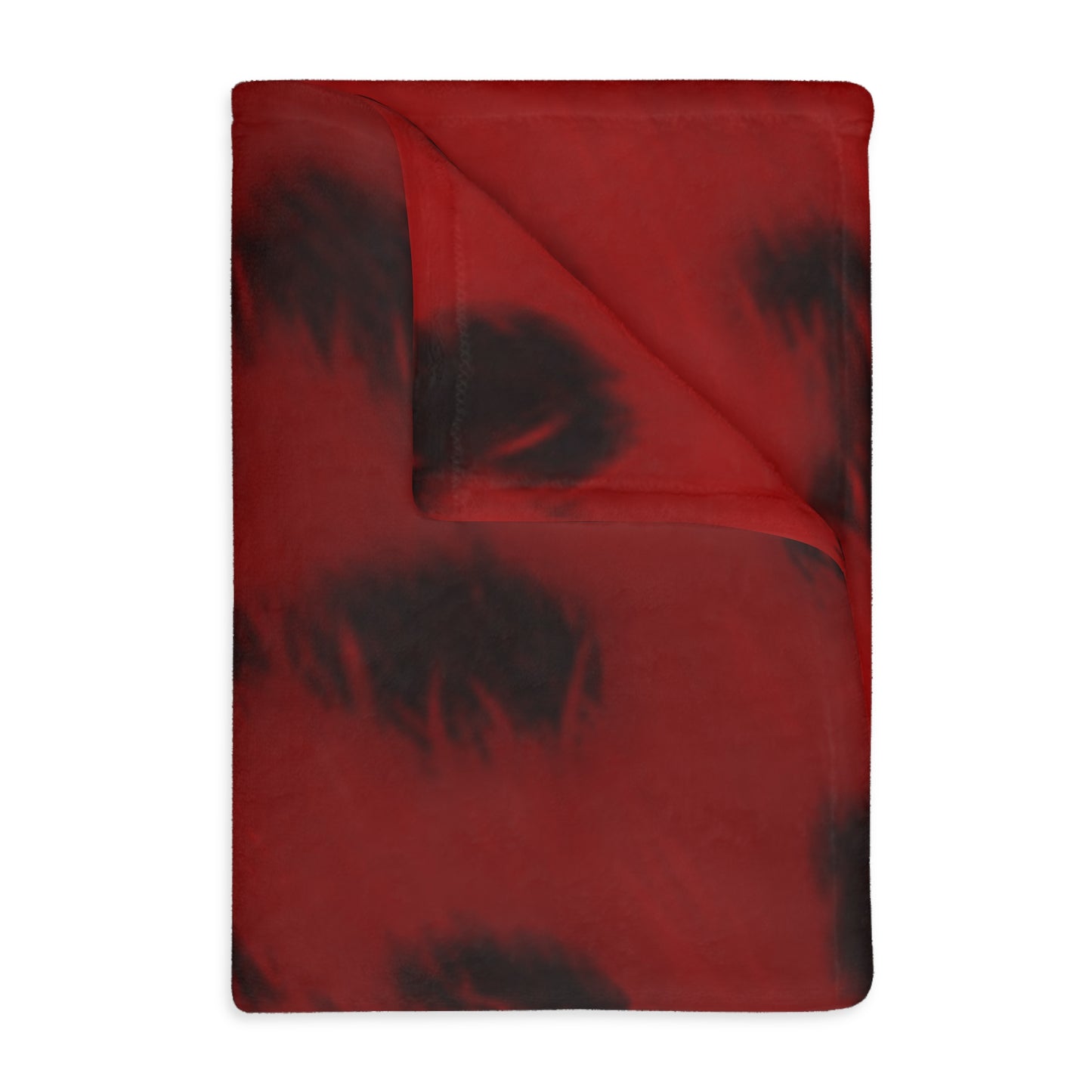 Bi-Polar Red Leopard Double Sided Blanket