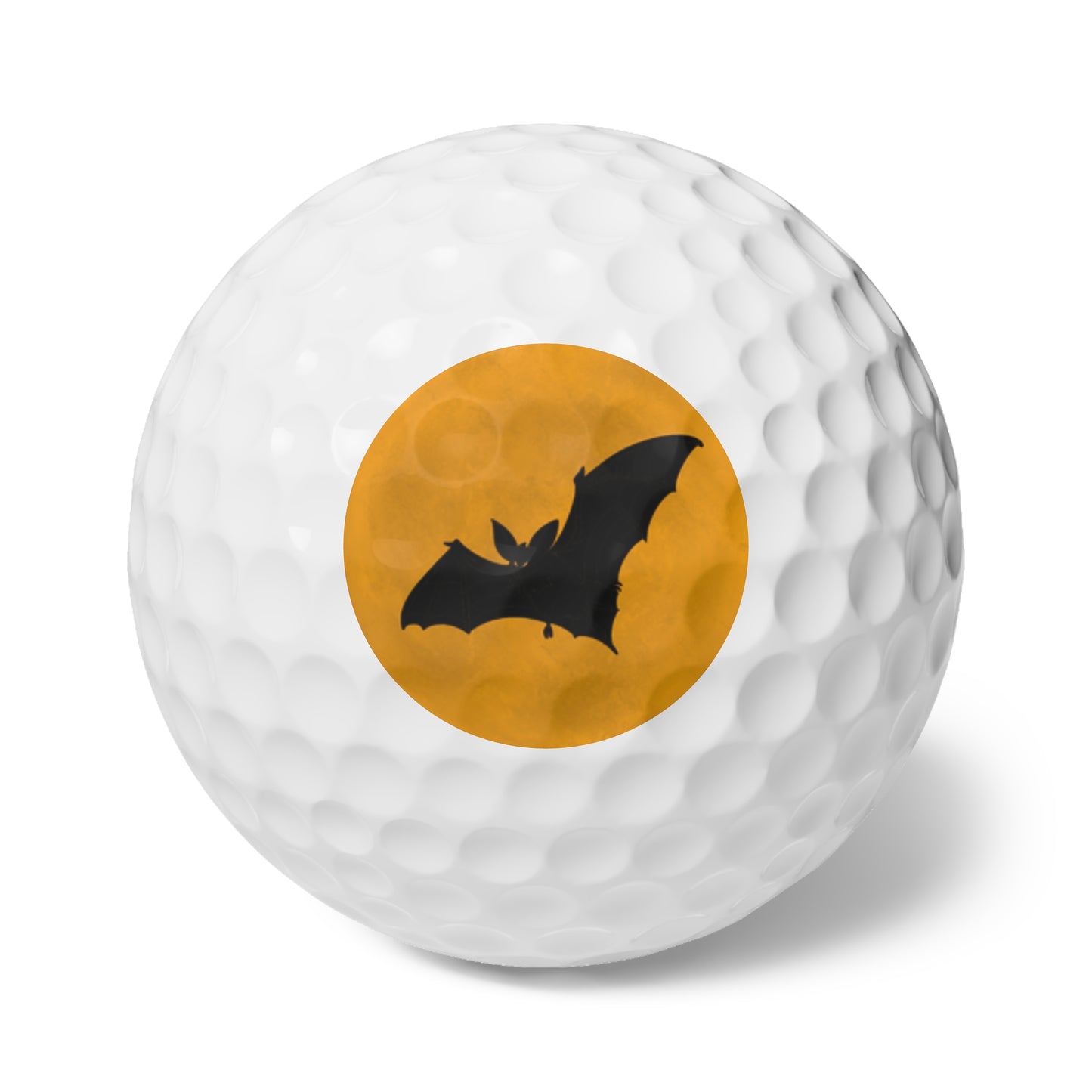 Goth Balls - Full Moon and Bat Design