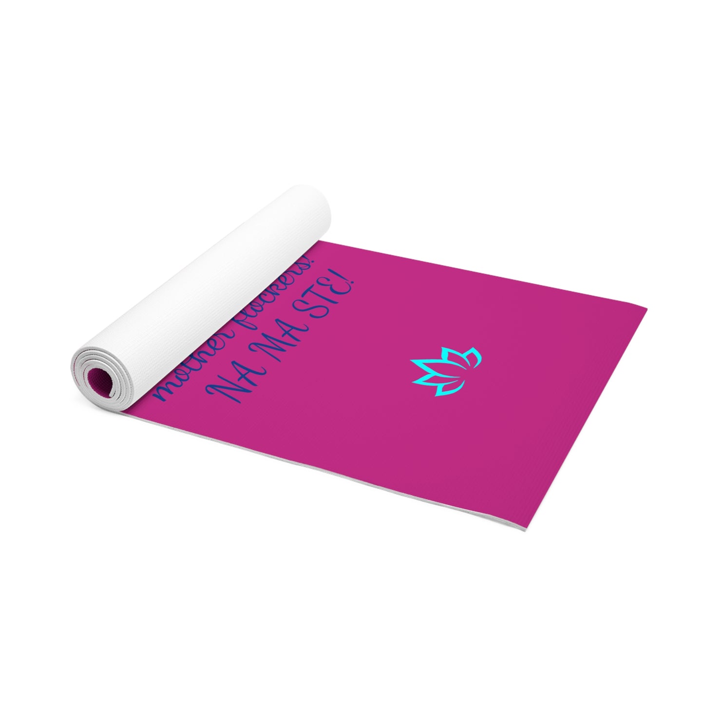 Pink Flamingo “Calm the Flock Down” Yoga Mat