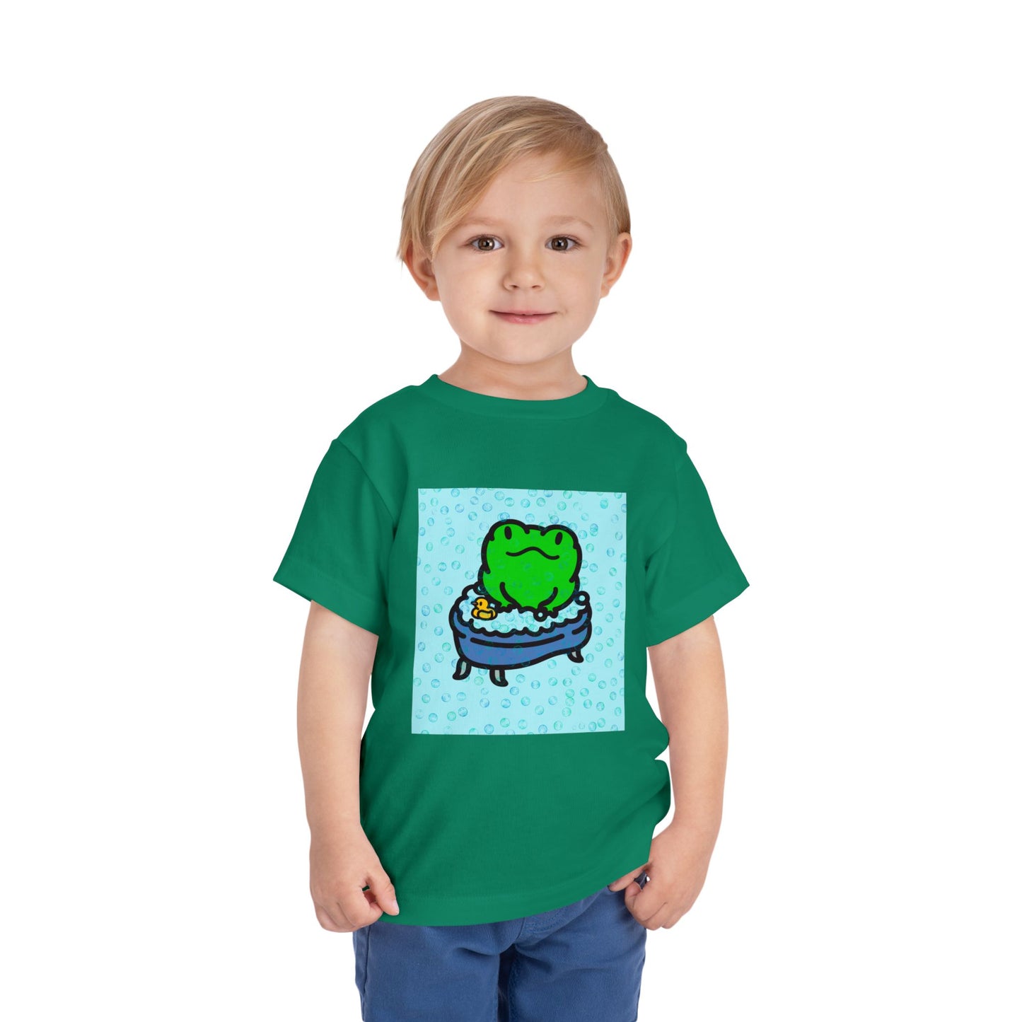 Frog Bubble Bath Toddler Tee