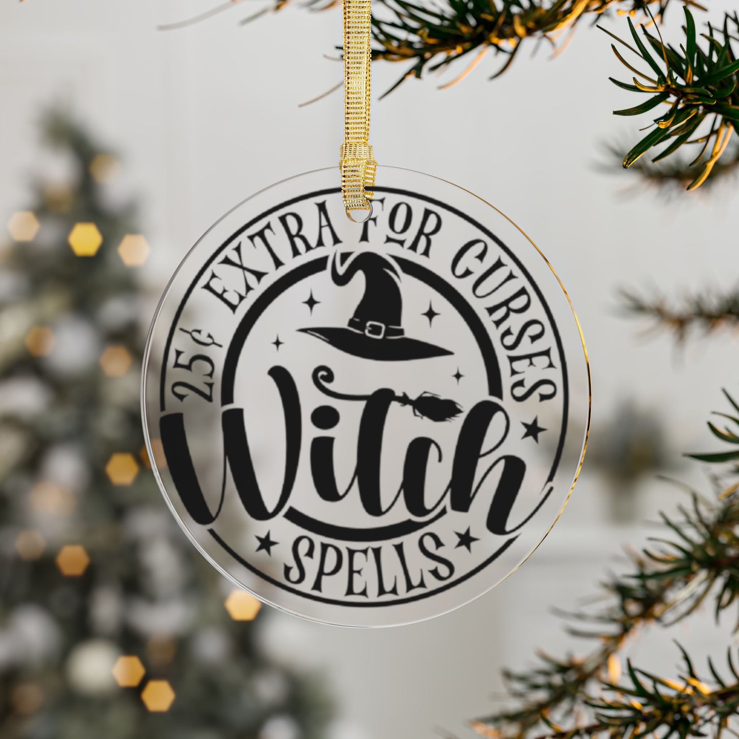 Acrylic Ornaments - Whimsical Witch Spells