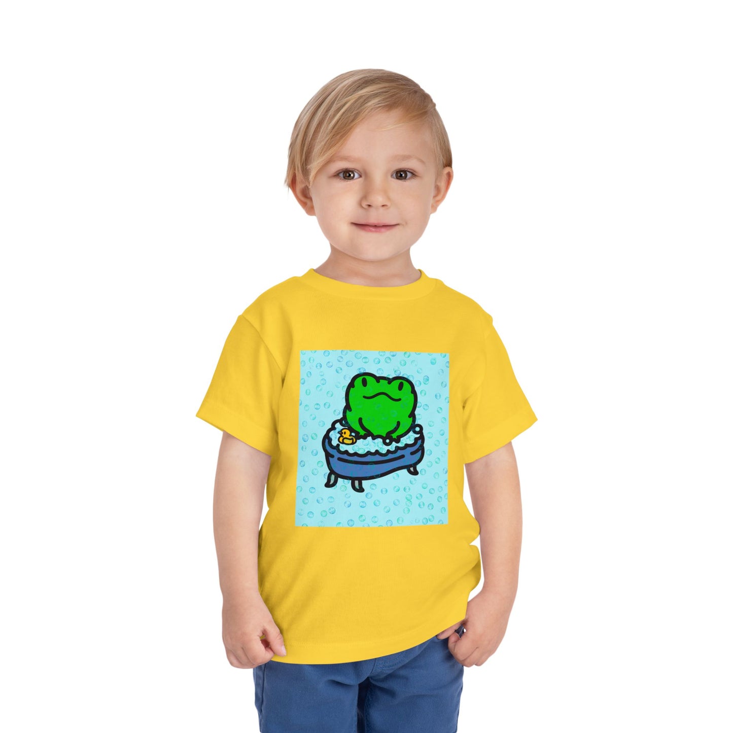 Frog Bubble Bath Toddler Tee