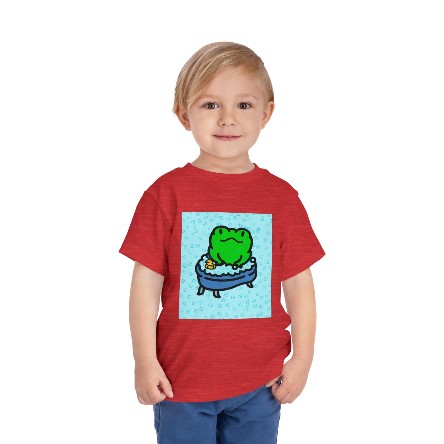 Frog Bubble Bath Toddler Tee