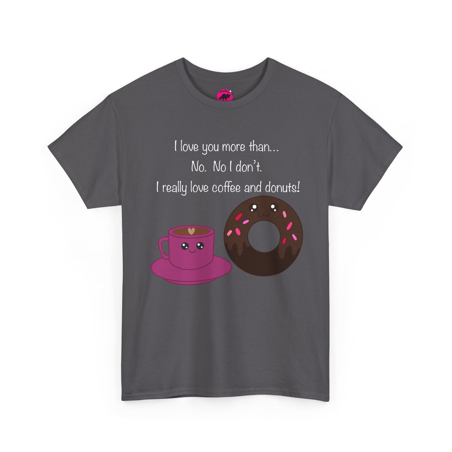 Coffee and Donuts Tee - Cute Kawaii Food Unisex T-shirt